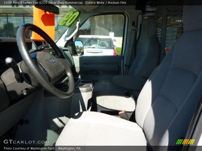 Oxford White / Medium Flint 2009 Ford E Series Van E250 Super Duty Commercial