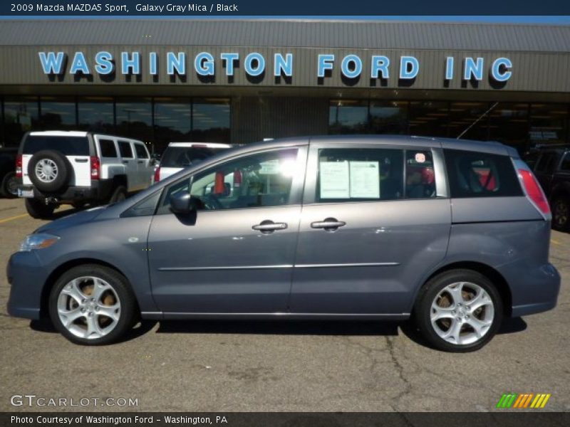 Galaxy Gray Mica / Black 2009 Mazda MAZDA5 Sport
