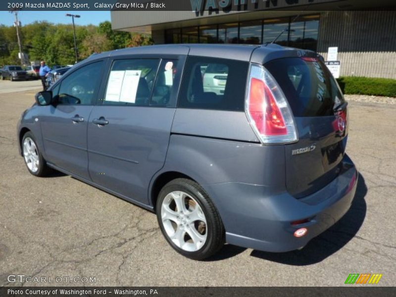 Galaxy Gray Mica / Black 2009 Mazda MAZDA5 Sport