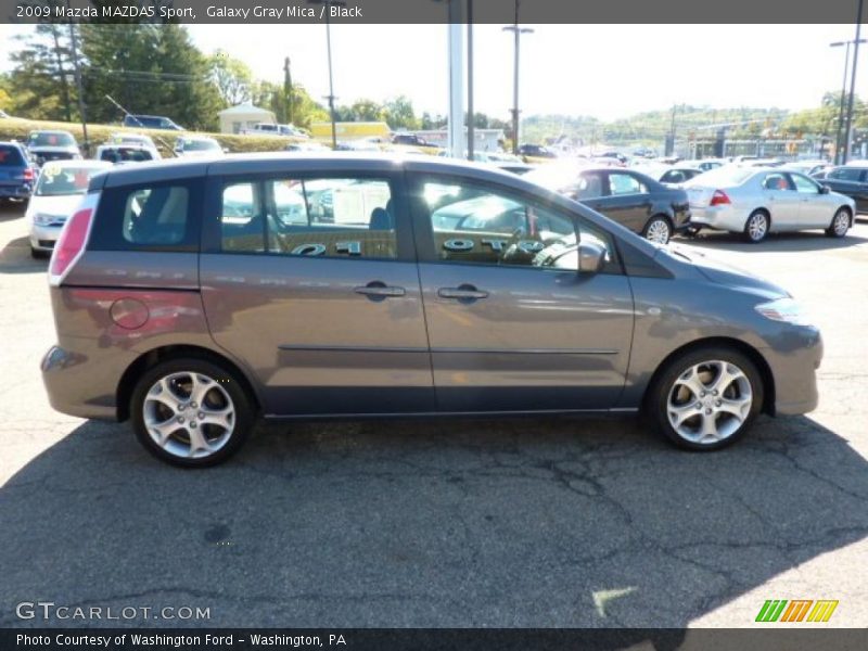 Galaxy Gray Mica / Black 2009 Mazda MAZDA5 Sport