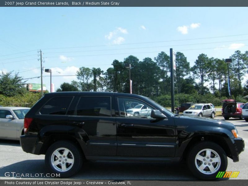 Black / Medium Slate Gray 2007 Jeep Grand Cherokee Laredo