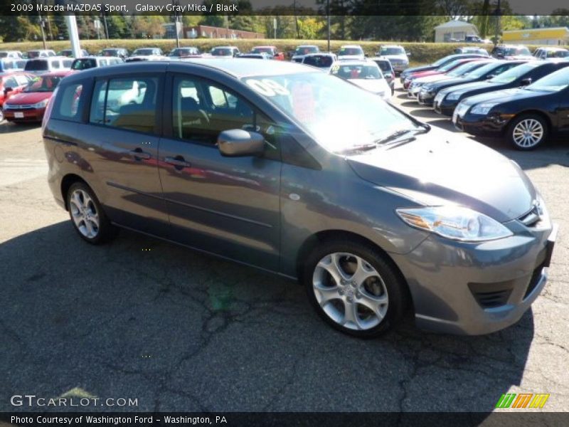 Galaxy Gray Mica / Black 2009 Mazda MAZDA5 Sport