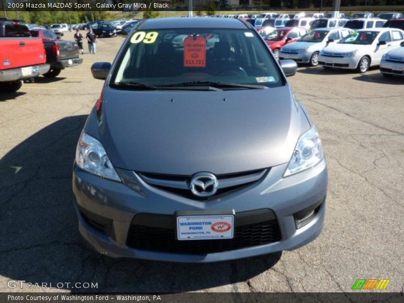 Galaxy Gray Mica / Black 2009 Mazda MAZDA5 Sport