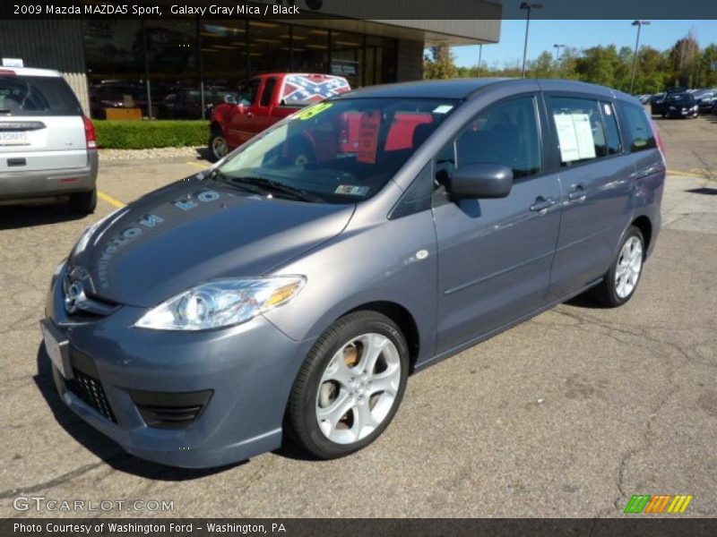 Galaxy Gray Mica / Black 2009 Mazda MAZDA5 Sport