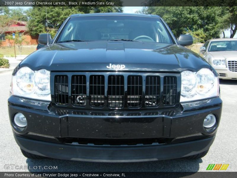 Black / Medium Slate Gray 2007 Jeep Grand Cherokee Laredo
