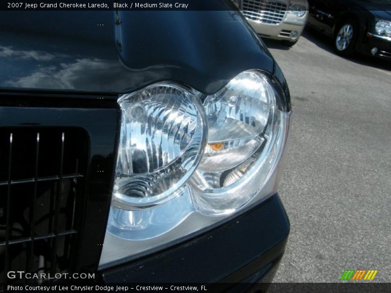 Black / Medium Slate Gray 2007 Jeep Grand Cherokee Laredo