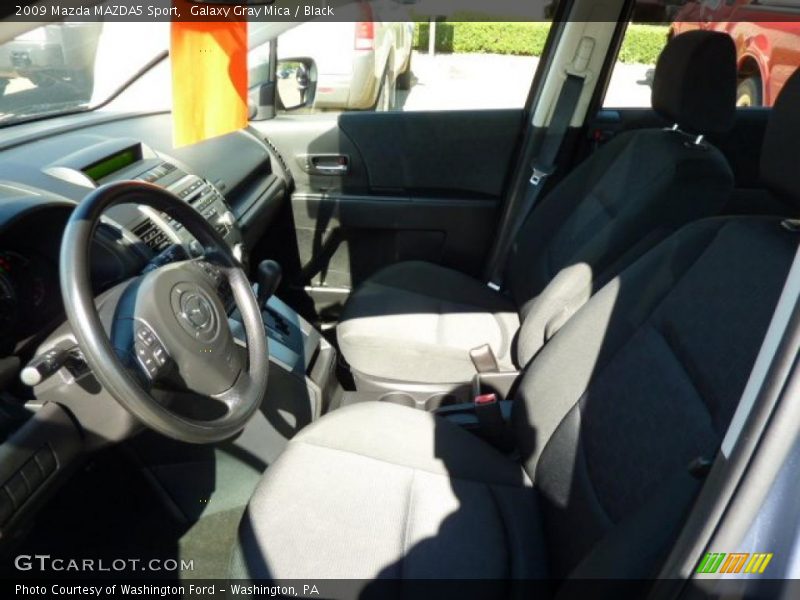 Galaxy Gray Mica / Black 2009 Mazda MAZDA5 Sport