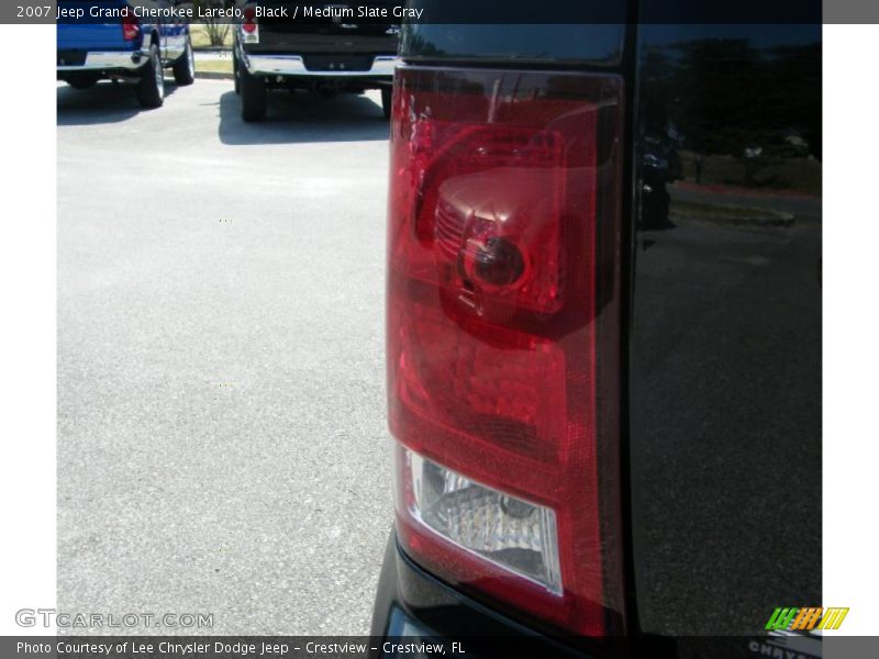 Black / Medium Slate Gray 2007 Jeep Grand Cherokee Laredo
