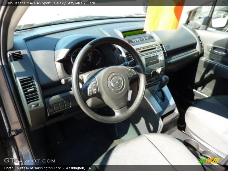 Galaxy Gray Mica / Black 2009 Mazda MAZDA5 Sport
