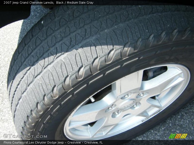 Black / Medium Slate Gray 2007 Jeep Grand Cherokee Laredo