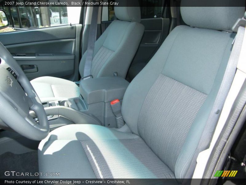 Black / Medium Slate Gray 2007 Jeep Grand Cherokee Laredo