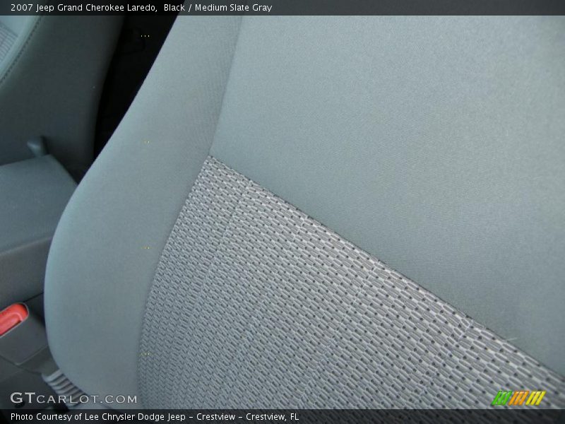 Black / Medium Slate Gray 2007 Jeep Grand Cherokee Laredo