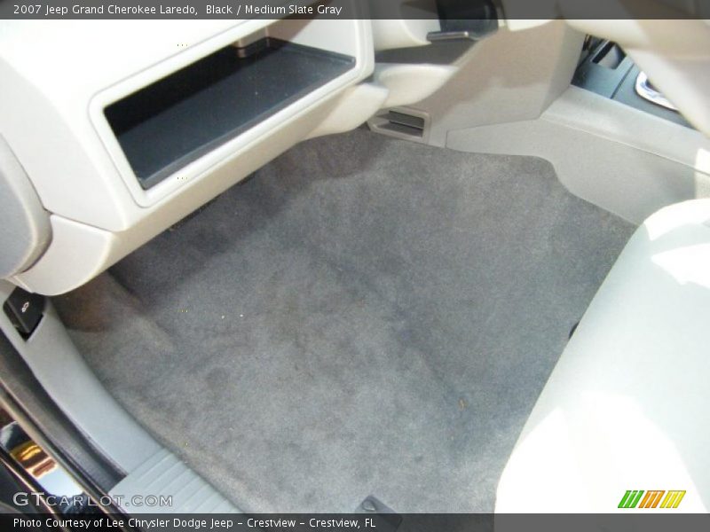 Black / Medium Slate Gray 2007 Jeep Grand Cherokee Laredo