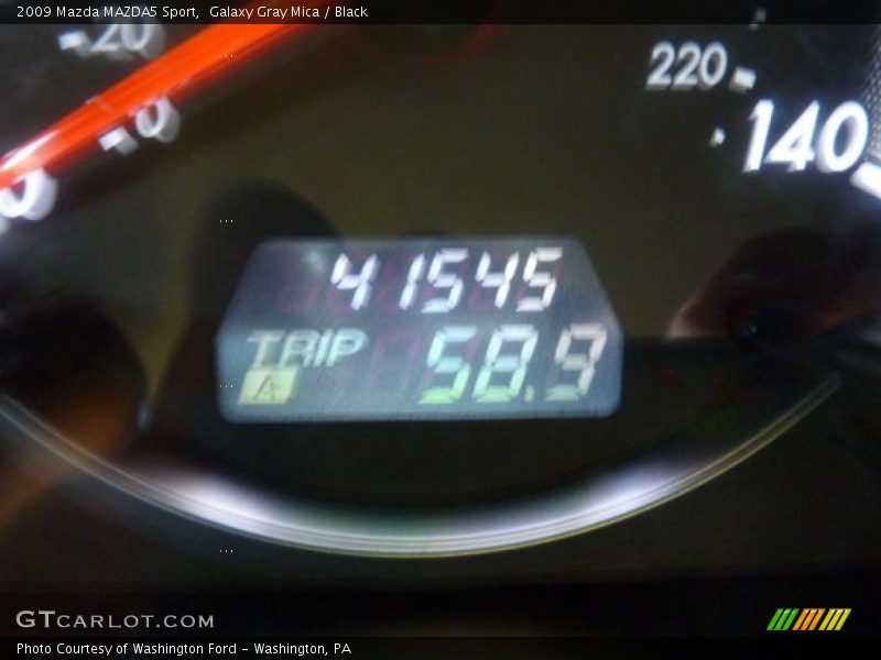 Galaxy Gray Mica / Black 2009 Mazda MAZDA5 Sport