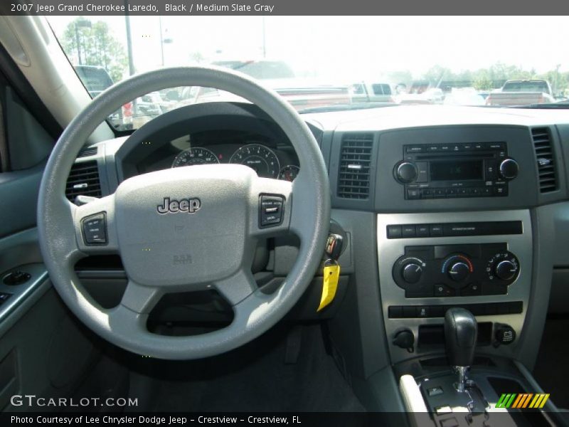 Black / Medium Slate Gray 2007 Jeep Grand Cherokee Laredo