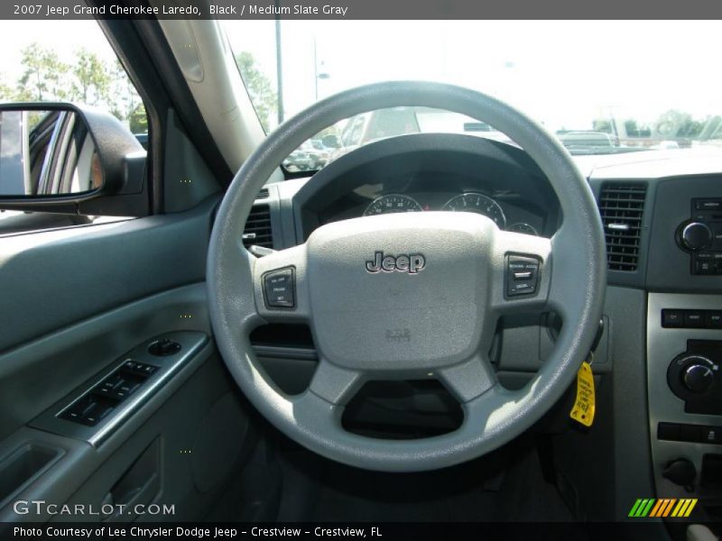 Black / Medium Slate Gray 2007 Jeep Grand Cherokee Laredo