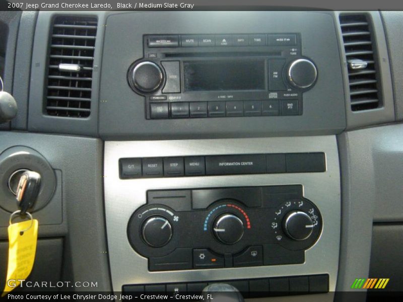 Black / Medium Slate Gray 2007 Jeep Grand Cherokee Laredo