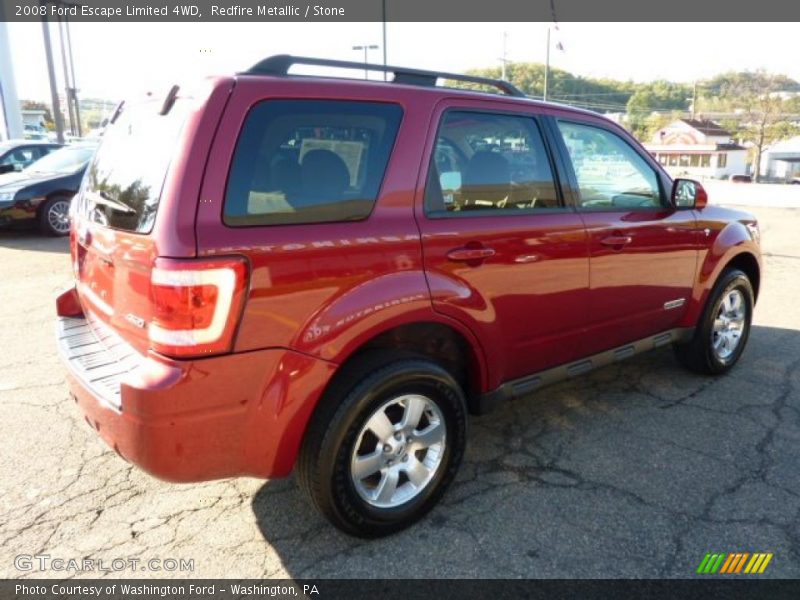 Redfire Metallic / Stone 2008 Ford Escape Limited 4WD