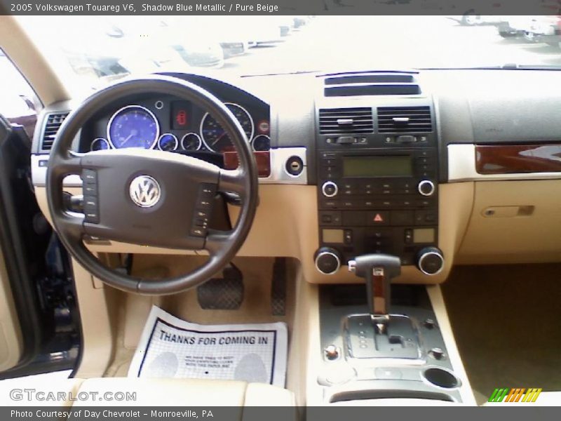 Shadow Blue Metallic / Pure Beige 2005 Volkswagen Touareg V6