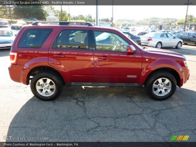 Redfire Metallic / Stone 2008 Ford Escape Limited 4WD