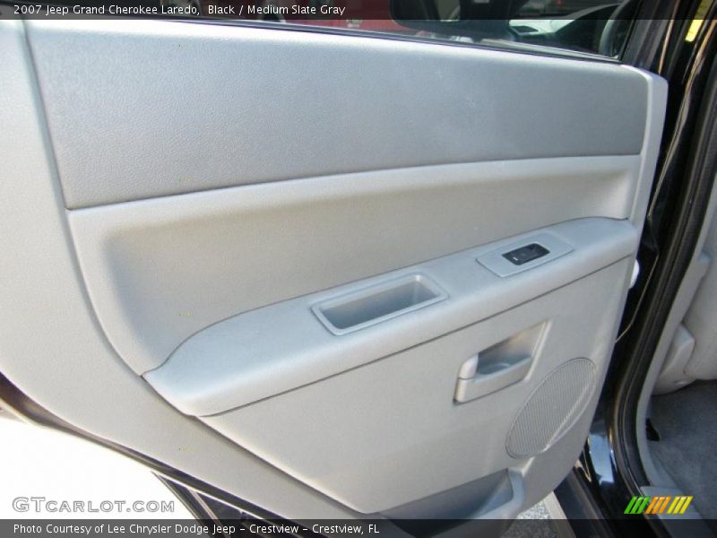 Black / Medium Slate Gray 2007 Jeep Grand Cherokee Laredo