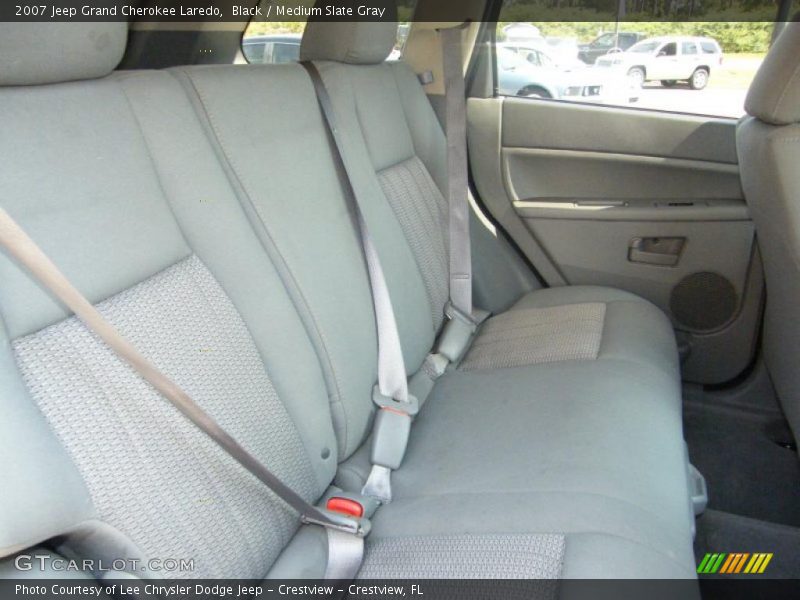 Black / Medium Slate Gray 2007 Jeep Grand Cherokee Laredo