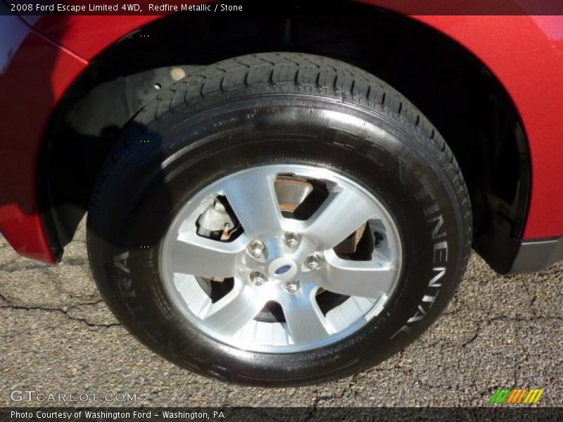 Redfire Metallic / Stone 2008 Ford Escape Limited 4WD