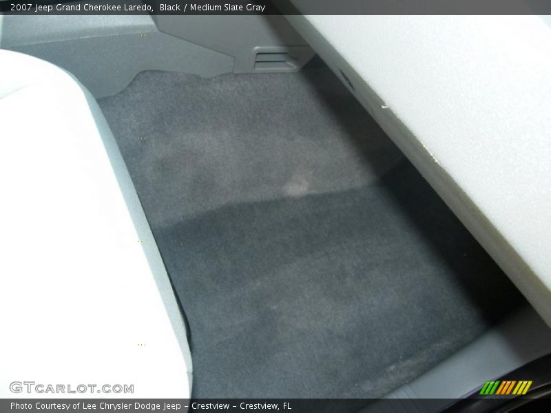 Black / Medium Slate Gray 2007 Jeep Grand Cherokee Laredo