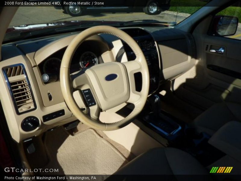 Redfire Metallic / Stone 2008 Ford Escape Limited 4WD