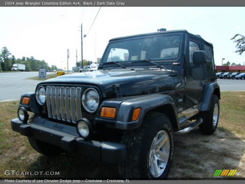 Black / Dark Slate Gray 2004 Jeep Wrangler Columbia Edition 4x4