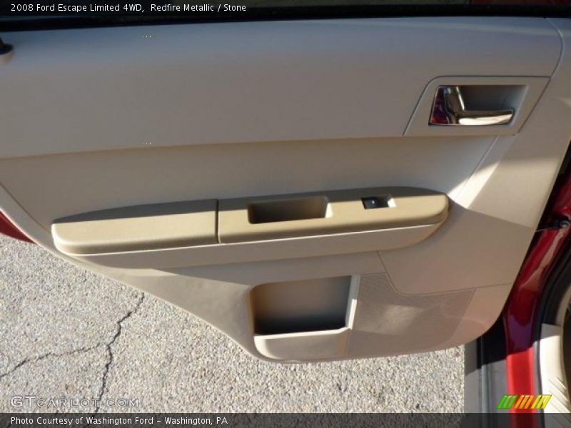 Redfire Metallic / Stone 2008 Ford Escape Limited 4WD