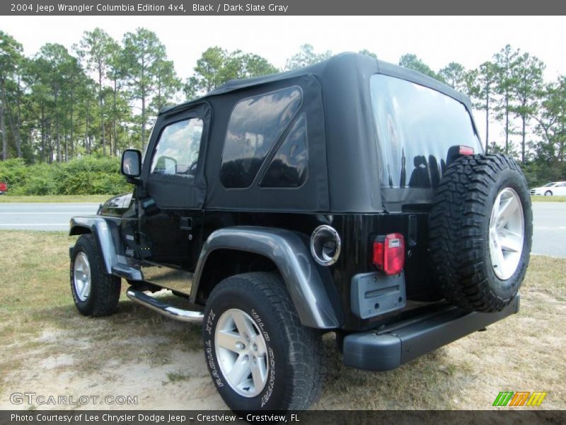 Black / Dark Slate Gray 2004 Jeep Wrangler Columbia Edition 4x4