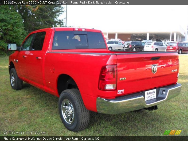 Flame Red / Dark Slate/Medium Graystone 2011 Dodge Ram 2500 HD SLT Crew Cab 4x4