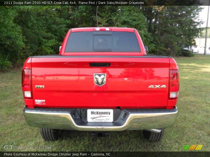 Flame Red / Dark Slate/Medium Graystone 2011 Dodge Ram 2500 HD SLT Crew Cab 4x4