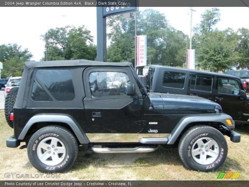Black / Dark Slate Gray 2004 Jeep Wrangler Columbia Edition 4x4