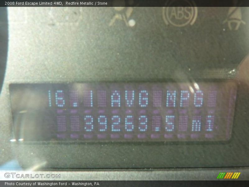 Redfire Metallic / Stone 2008 Ford Escape Limited 4WD