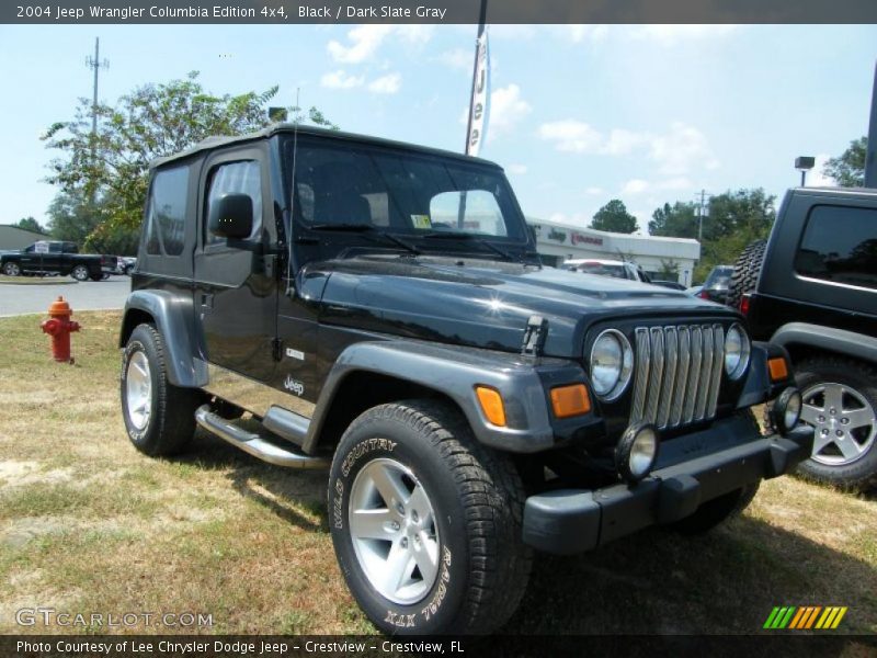 Black / Dark Slate Gray 2004 Jeep Wrangler Columbia Edition 4x4