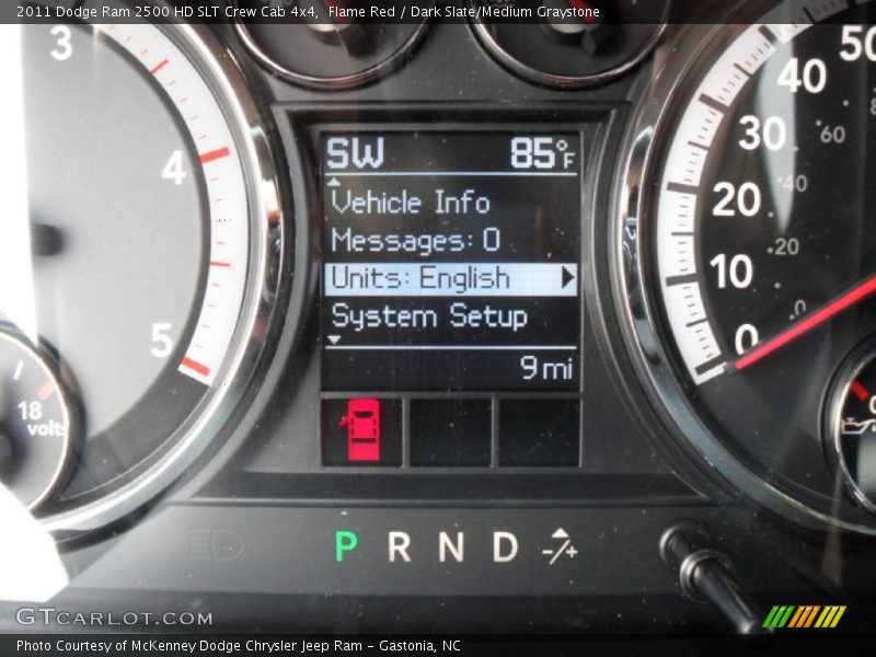 Flame Red / Dark Slate/Medium Graystone 2011 Dodge Ram 2500 HD SLT Crew Cab 4x4