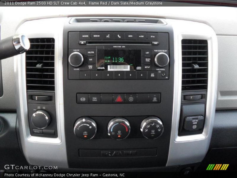 Flame Red / Dark Slate/Medium Graystone 2011 Dodge Ram 2500 HD SLT Crew Cab 4x4