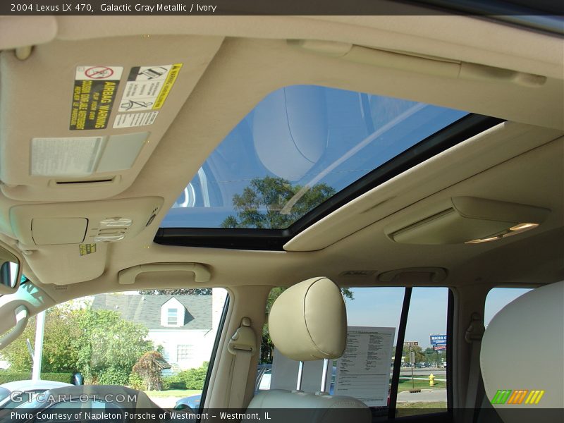 Galactic Gray Metallic / Ivory 2004 Lexus LX 470