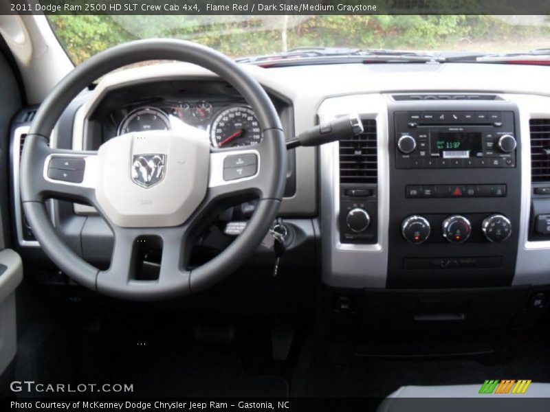 Flame Red / Dark Slate/Medium Graystone 2011 Dodge Ram 2500 HD SLT Crew Cab 4x4
