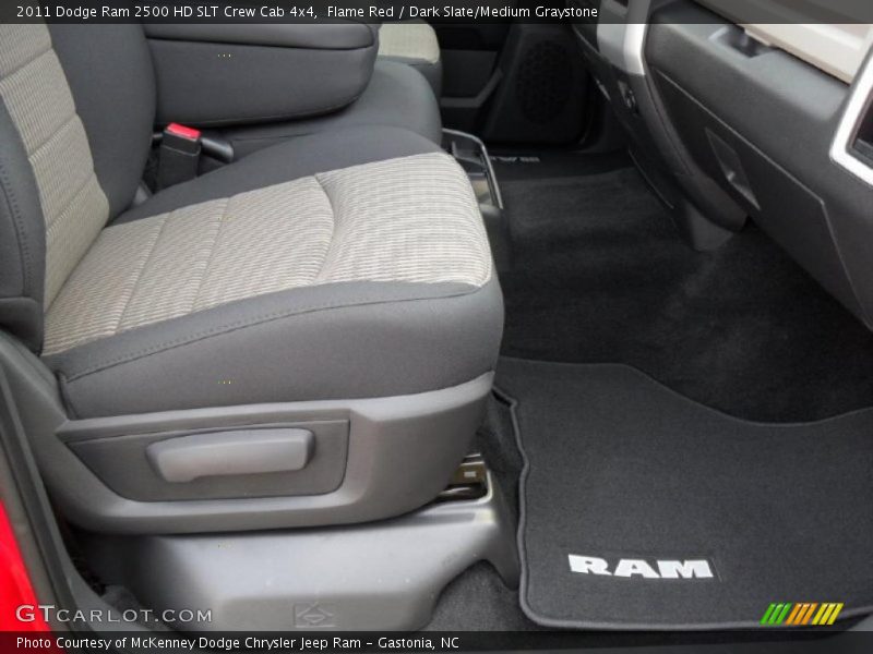 Flame Red / Dark Slate/Medium Graystone 2011 Dodge Ram 2500 HD SLT Crew Cab 4x4