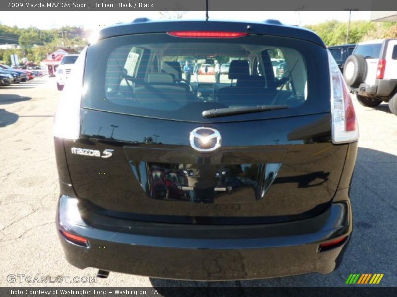 Brilliant Black / Black 2009 Mazda MAZDA5 Sport