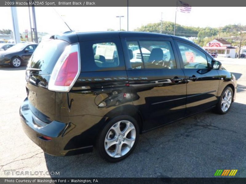 Brilliant Black / Black 2009 Mazda MAZDA5 Sport