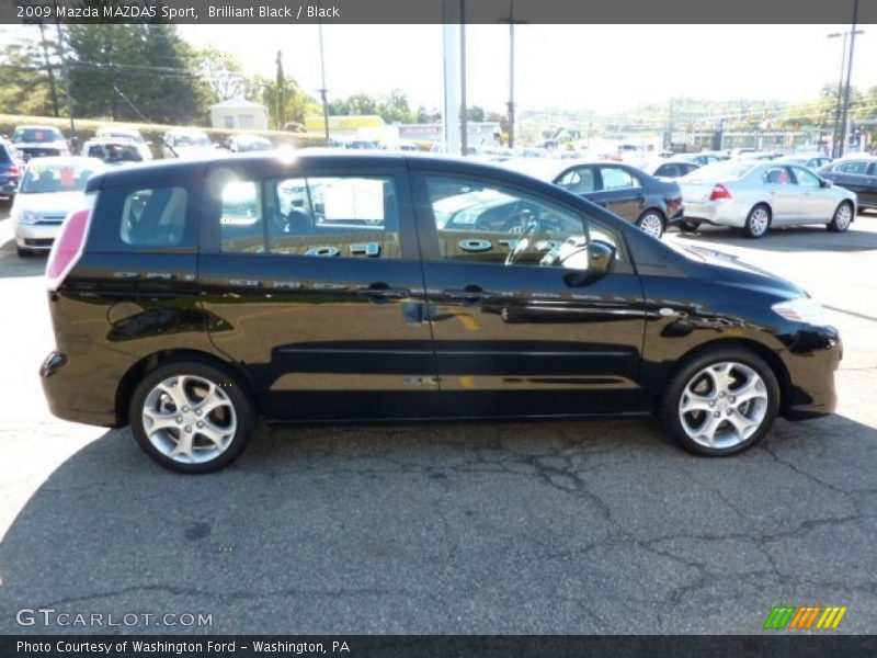 Brilliant Black / Black 2009 Mazda MAZDA5 Sport