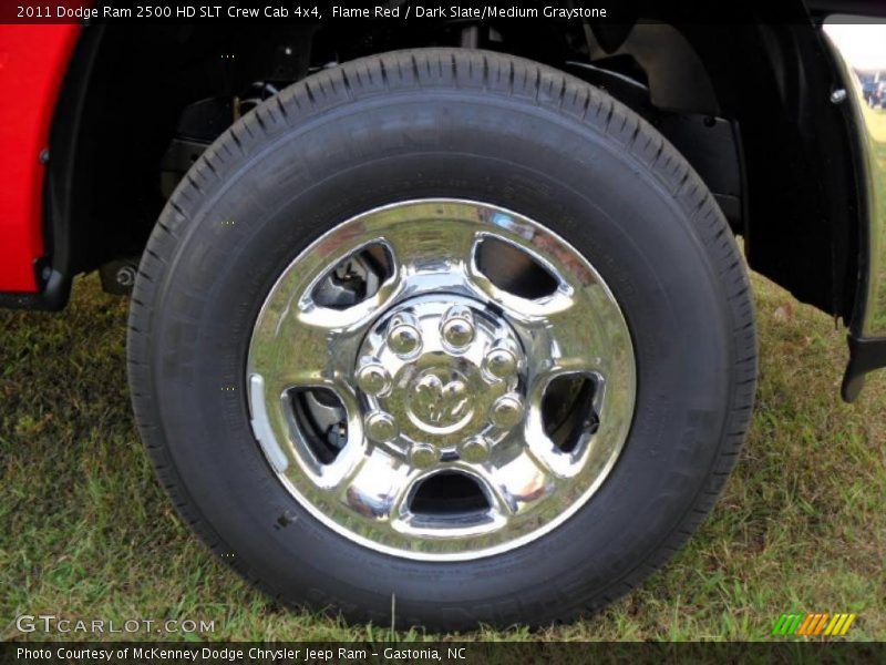 Flame Red / Dark Slate/Medium Graystone 2011 Dodge Ram 2500 HD SLT Crew Cab 4x4