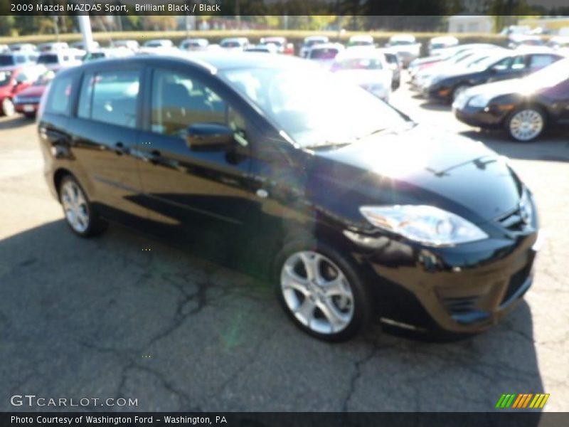 Brilliant Black / Black 2009 Mazda MAZDA5 Sport