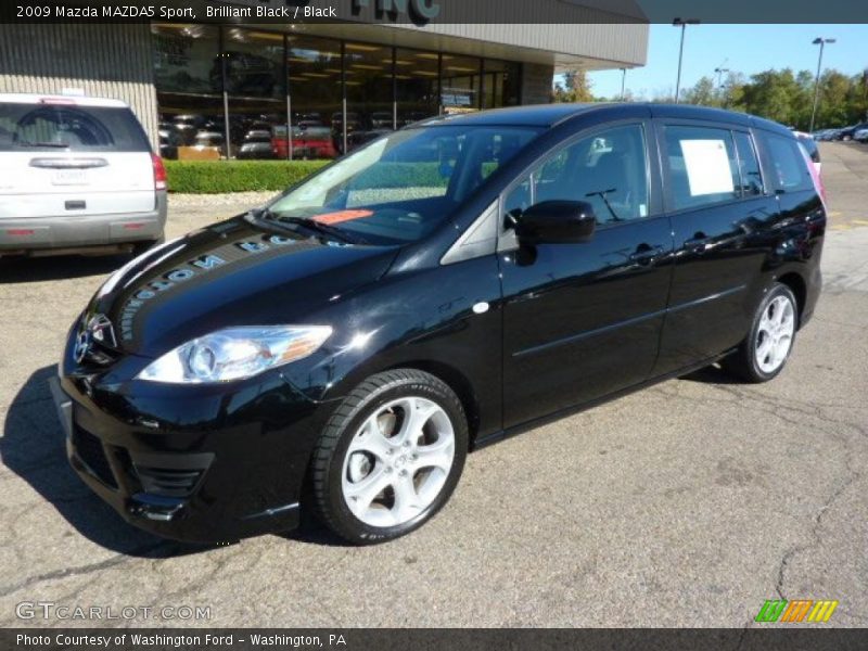 Brilliant Black / Black 2009 Mazda MAZDA5 Sport