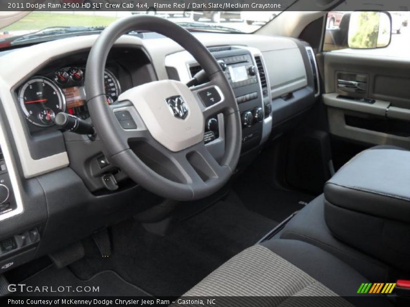 Flame Red / Dark Slate/Medium Graystone 2011 Dodge Ram 2500 HD SLT Crew Cab 4x4