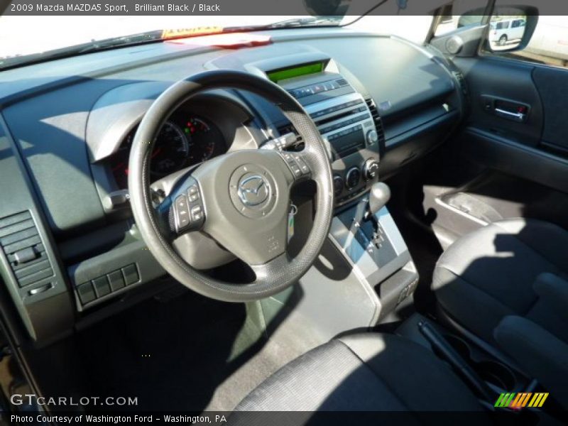 Brilliant Black / Black 2009 Mazda MAZDA5 Sport